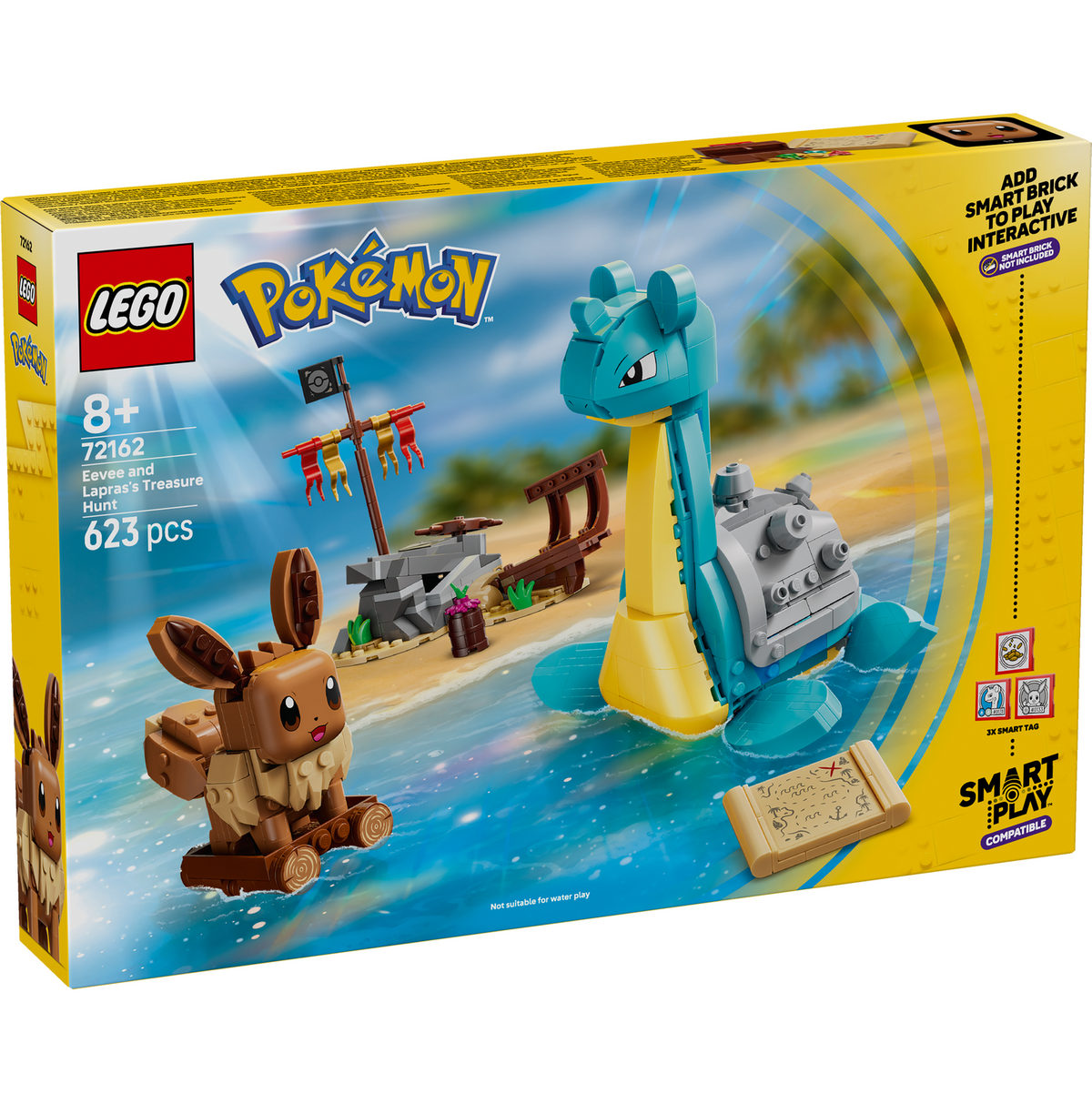 LEGO® Pokémon™ 72162: Skattejakt med Eevee og Lapras