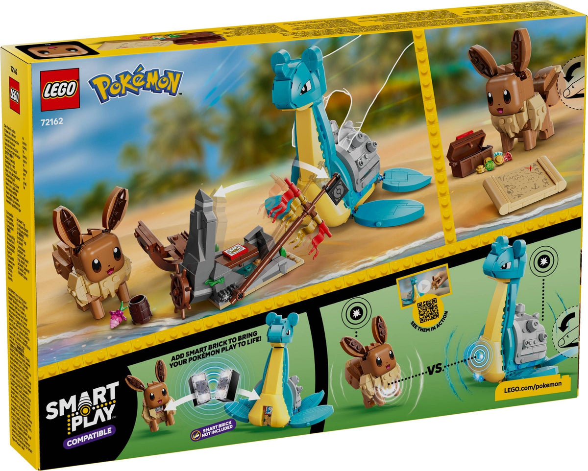 LEGO® Pokémon™ 72162: Skattejakt med Eevee og Lapras