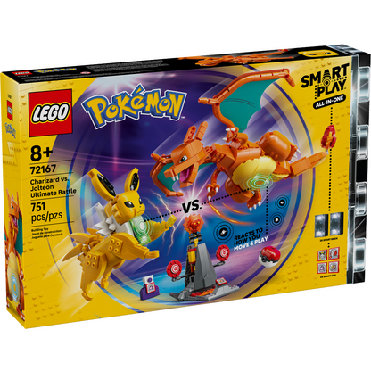 LEGO® Pokémon™ 72167: Den ultimate kampen mellom Charizard og Jolteon
