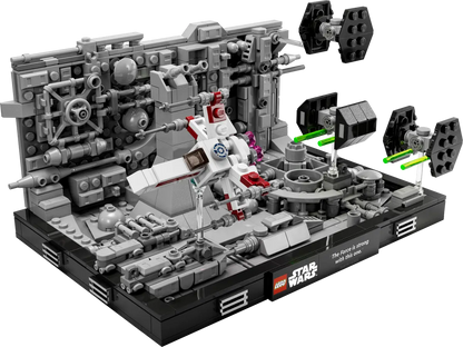 LEGO® Star Wars™ 75329: Trench-kampen på Dødstjernen – diorama