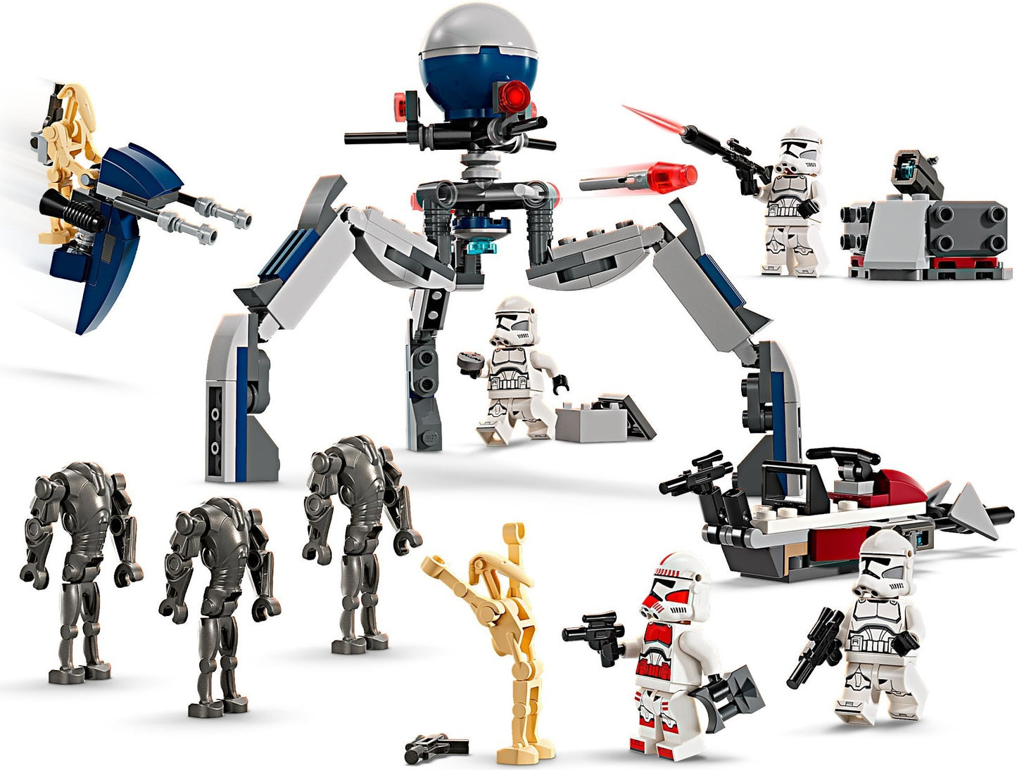 LEGO® Star Wars™ 75372: Stridspakke med klonesoldater og kampdroider