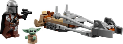 LEGO® Star Wars™ 75436: Mandalorianeren og Grogus speedersykkel