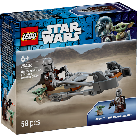LEGO® Star Wars™ 75436: Mandalorianeren og Grogus speedersykkel