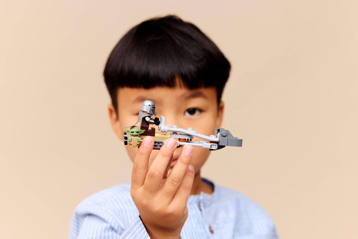LEGO® Star Wars™ 75436: Mandalorianeren og Grogus speedersykkel