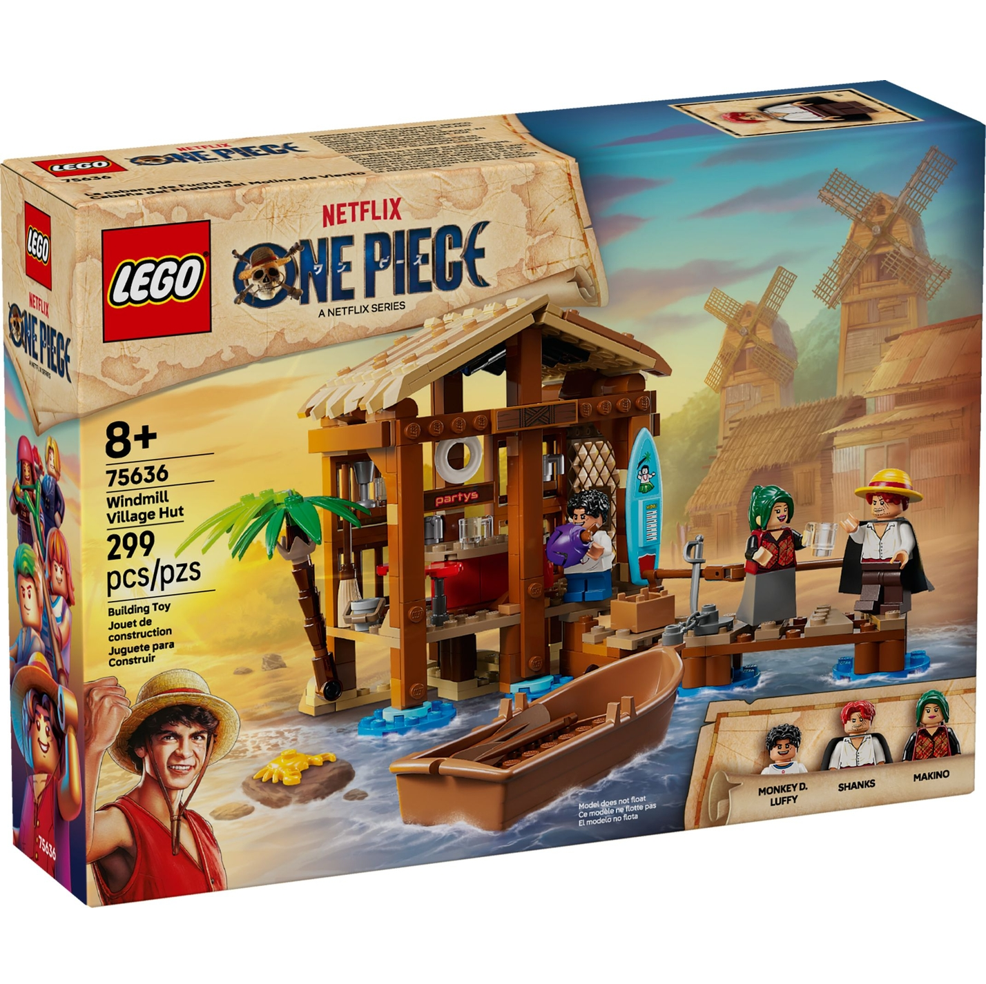 LEGO® ONE PIECE 75636: Hytte i Vindmøllebyen