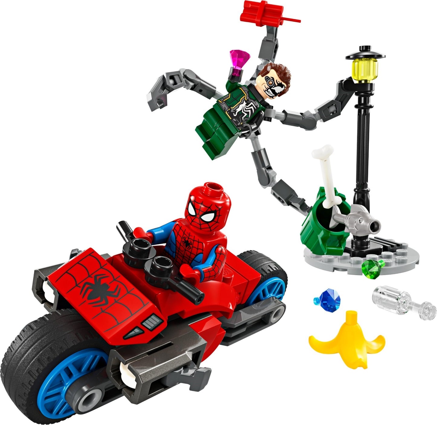 LEGO® Marvel™ 76275: Motorsykkeljakt: Spider-Man mot Doc Ock
