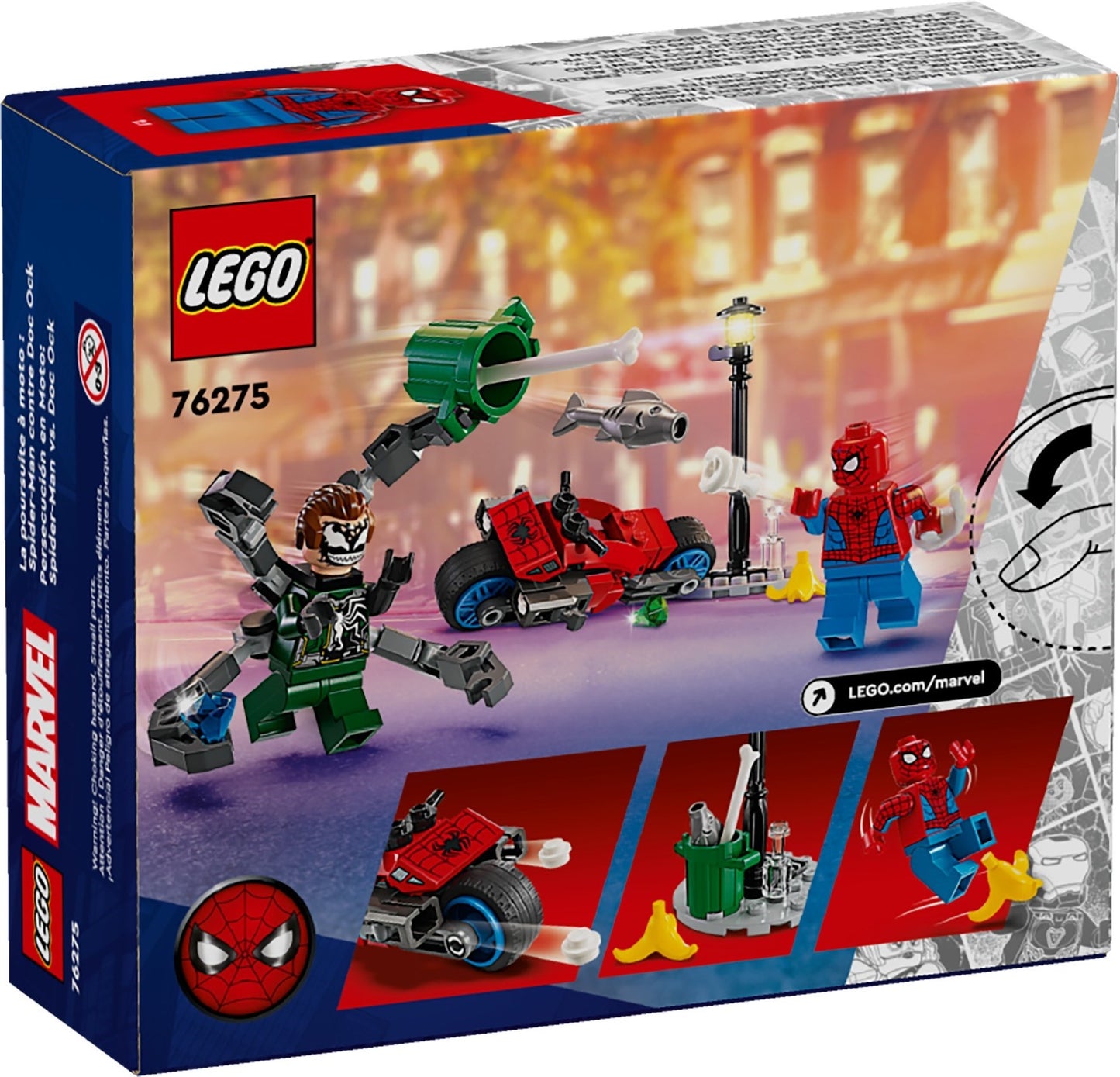 LEGO® Marvel™ 76275: Motorsykkeljakt: Spider-Man mot Doc Ock