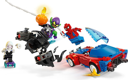 LEGO® Marvel™ 76279: Spider-Mans racerbil og Venom Green Goblin