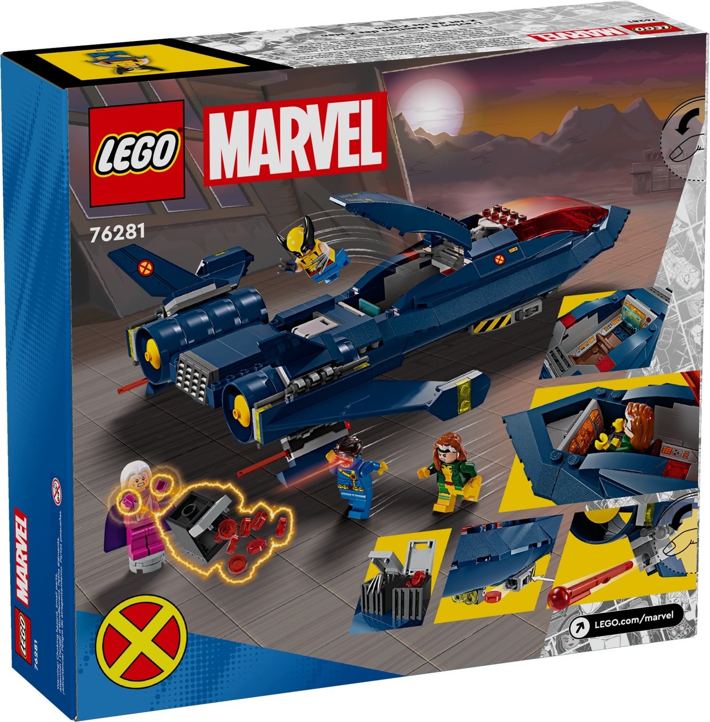 LEGO® Marvel™ 76281: X-Mens X-Jet