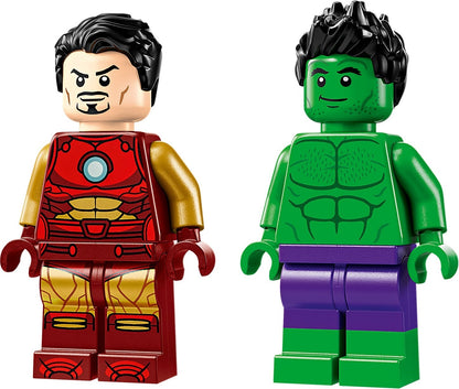 LEGO® Marvel™ 76287: Iron Man med motorsykkel og Hulken