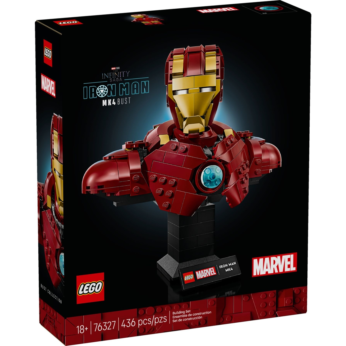 LEGO® Marvel™ 76327: Byste av Iron Man MK4