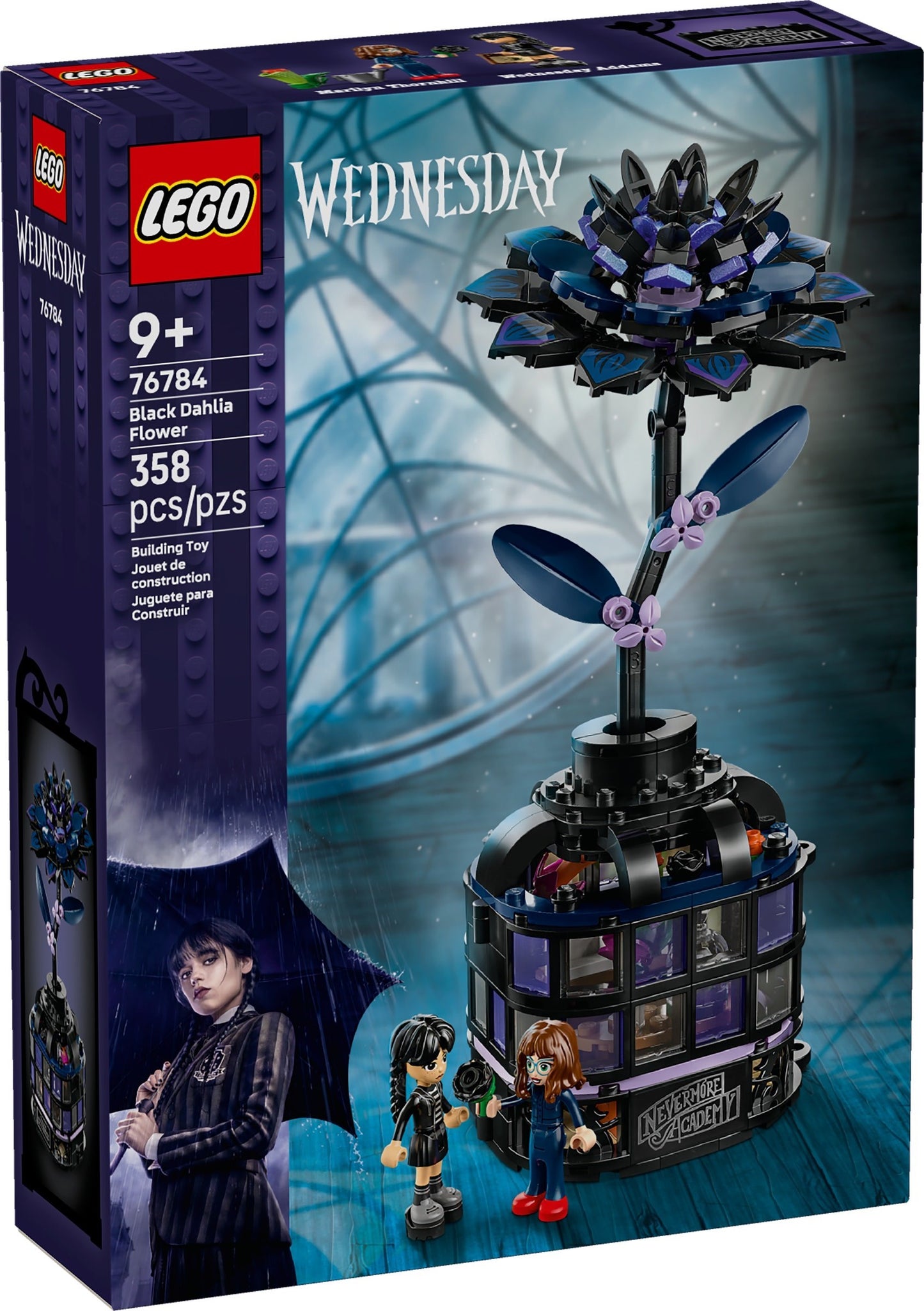 LEGO® Wednesday 76784: Svart Georgine