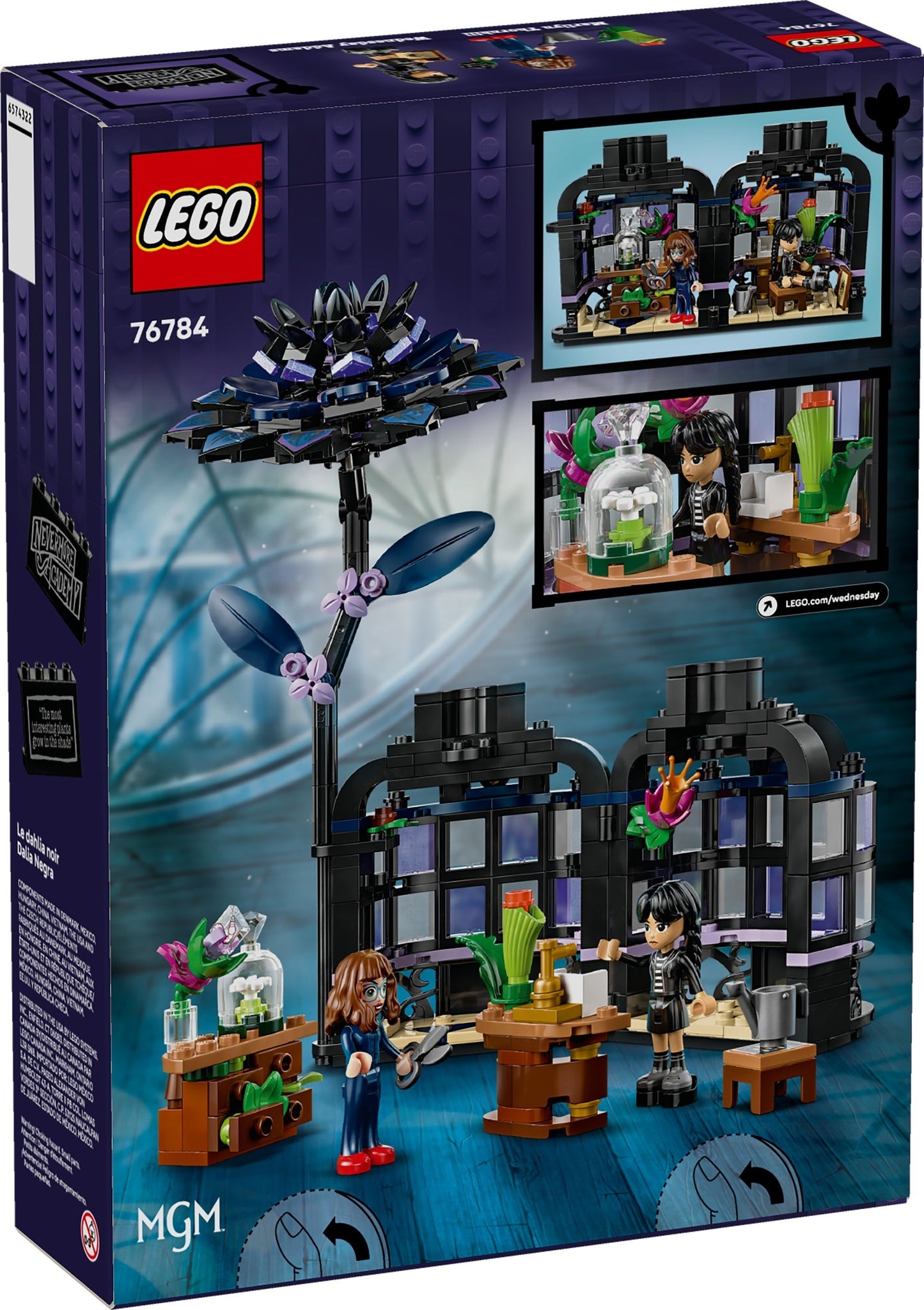 LEGO® Wednesday 76784: Svart Georgine