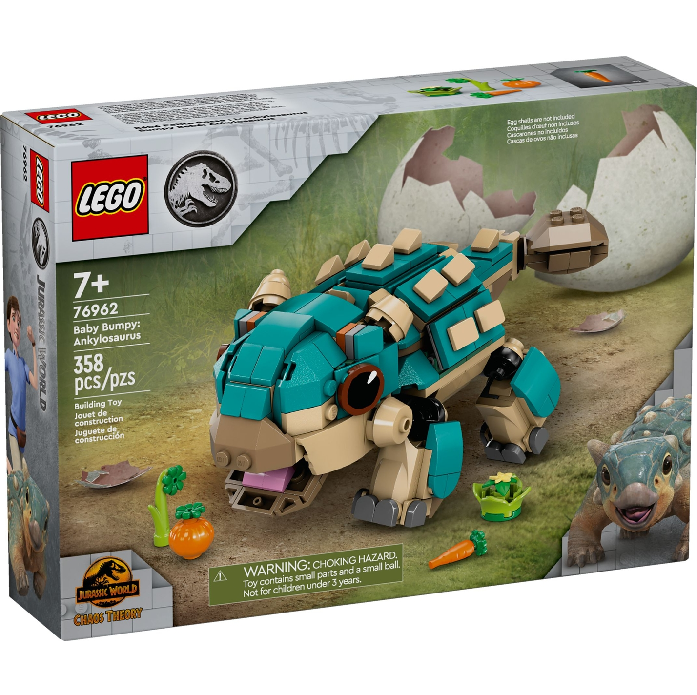 LEGO® Jurassic World 76962: Ankylosaurus-ungen Bumpy
