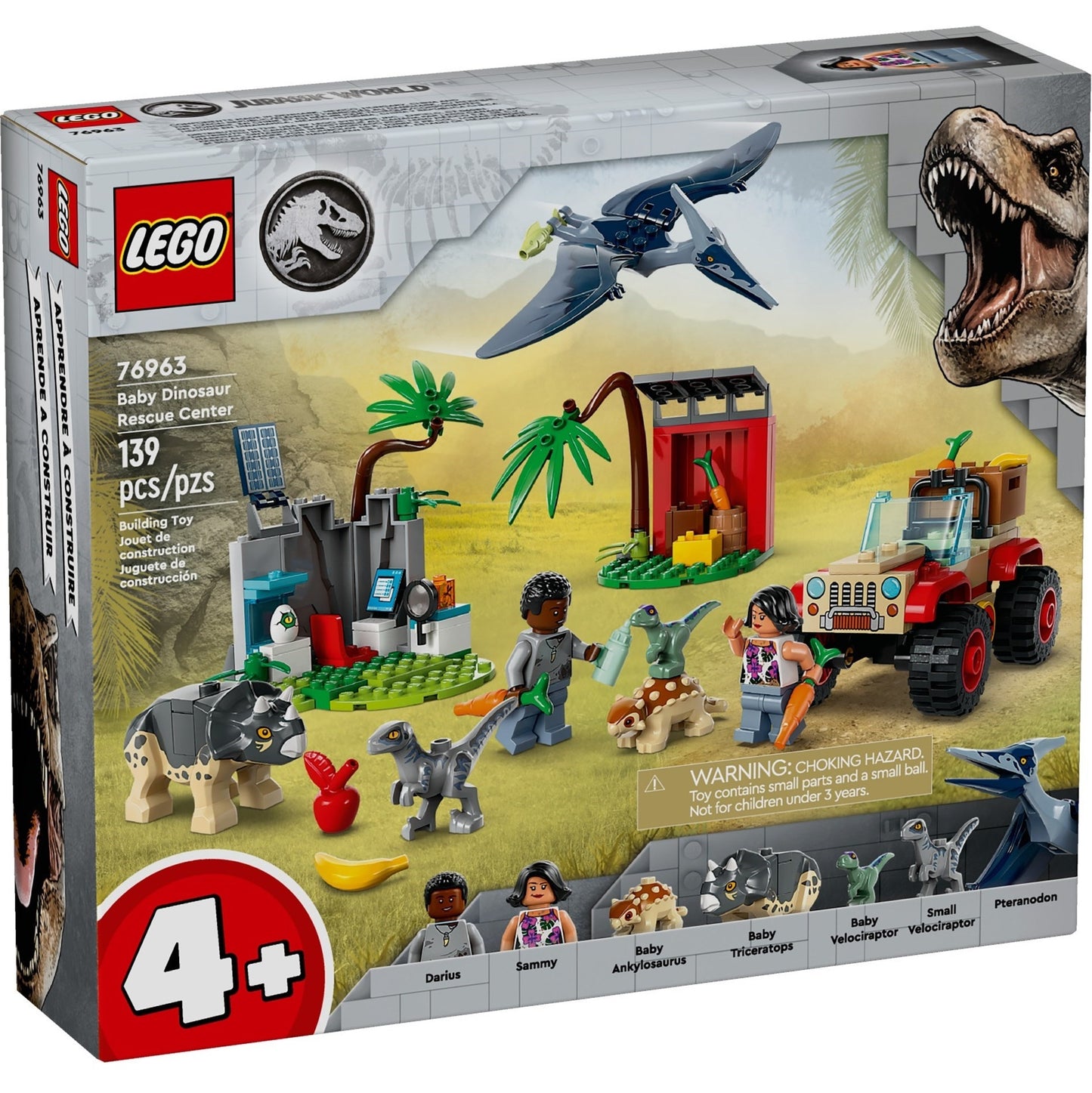LEGO® Jurassic World 76963: Dyrereservat med dinosaurunger