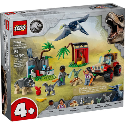 LEGO® Jurassic World 76963: Dyrereservat med dinosaurunger