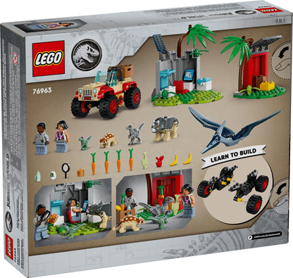 LEGO® Jurassic World 76963: Dyrereservat med dinosaurunger