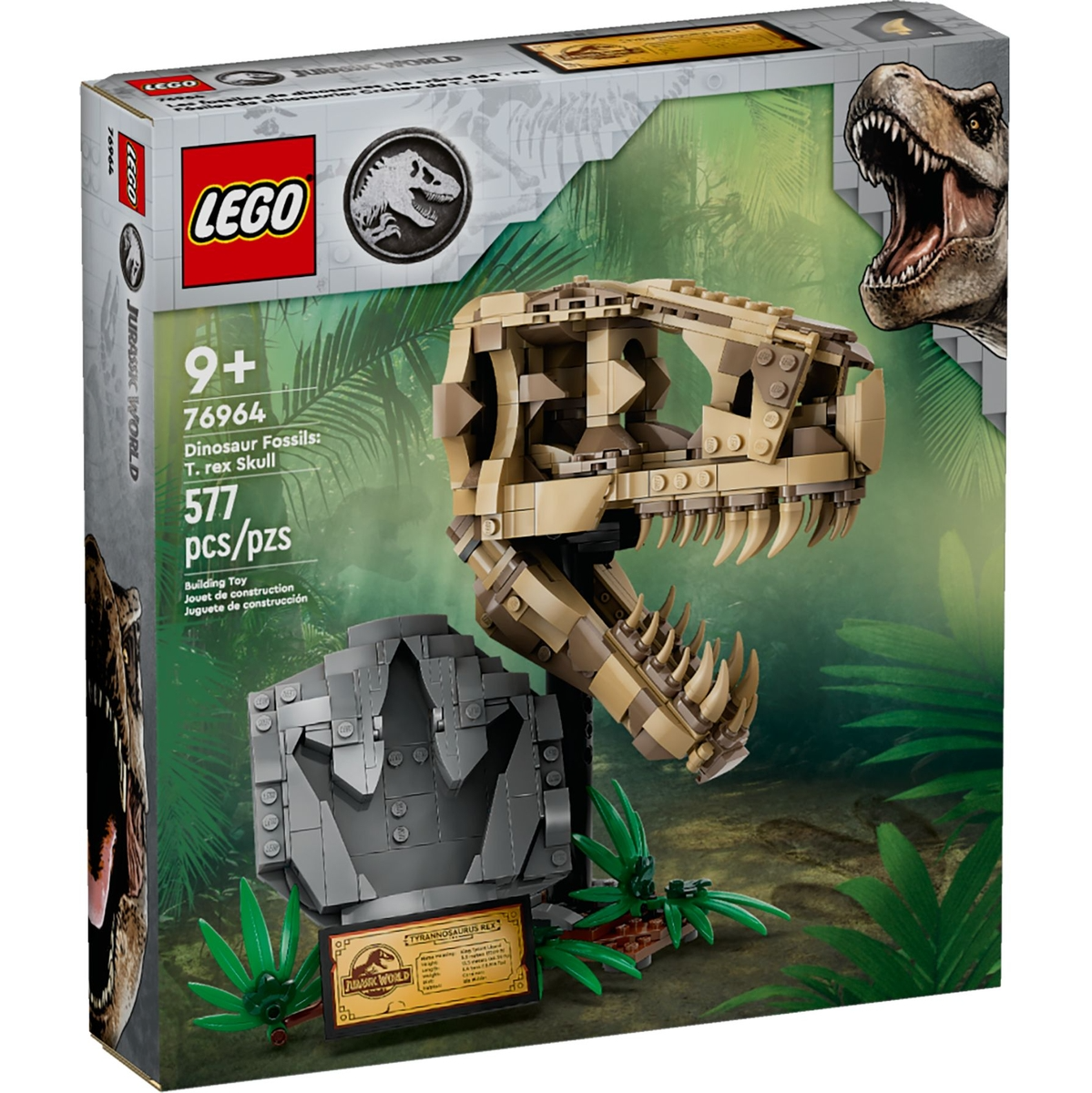 LEGO® Jurassic World 76964: Dinosaurfossiler: T. rex-hodeskalle