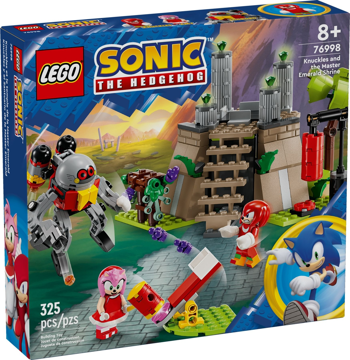 LEGO® Sonic the Hedgehog™ 76998: Knuckles og Master Emerald-helligdommen