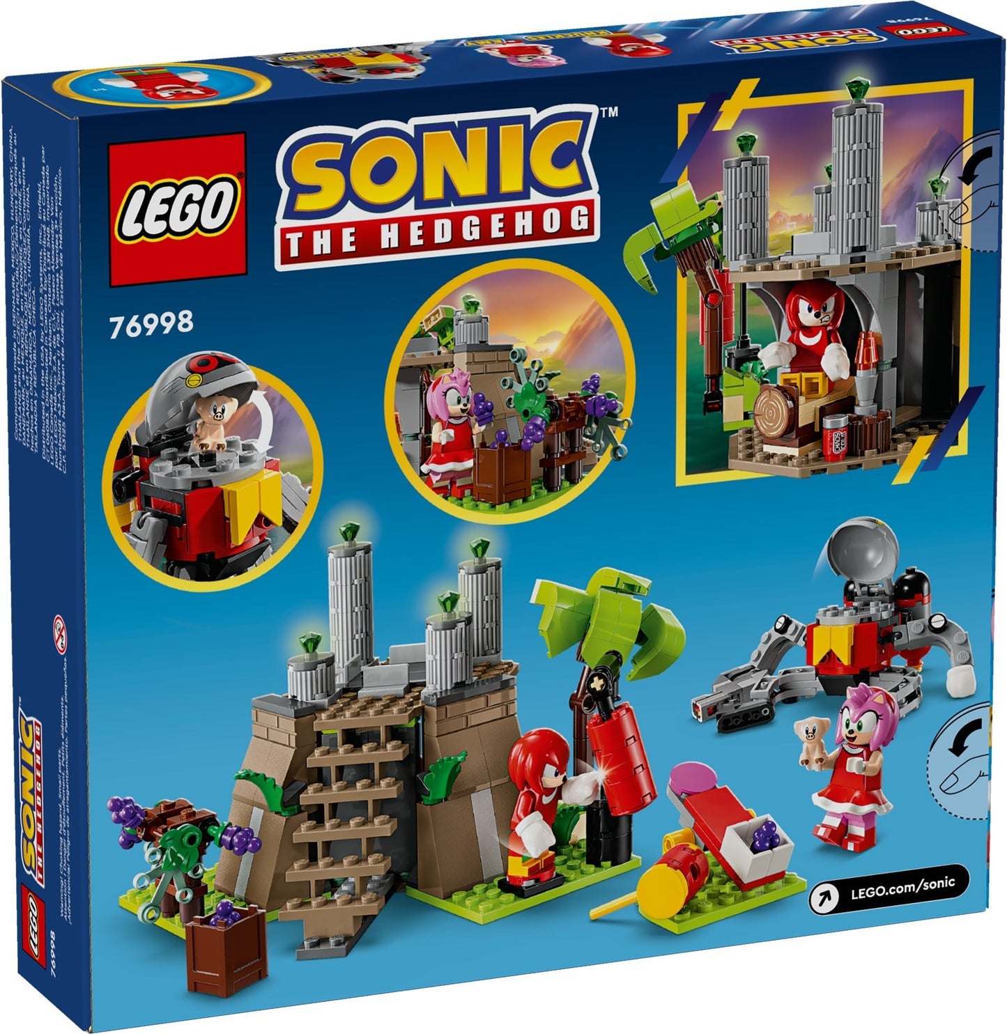 LEGO® Sonic the Hedgehog™ 76998: Knuckles og Master Emerald-helligdommen