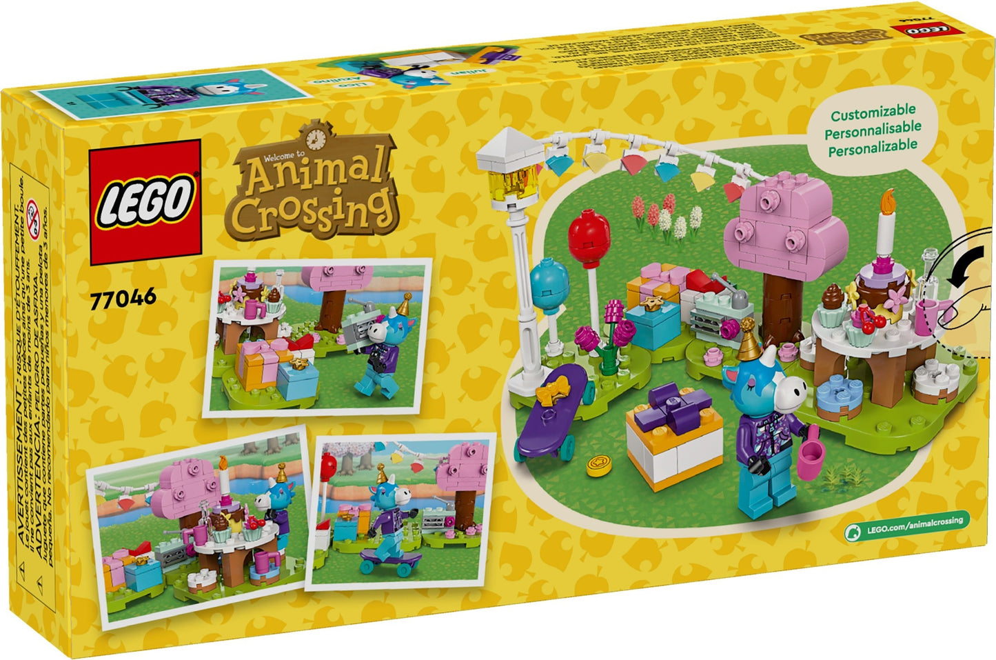 LEGO® Animal Crossing™ 77046: Julians bursdagsfest