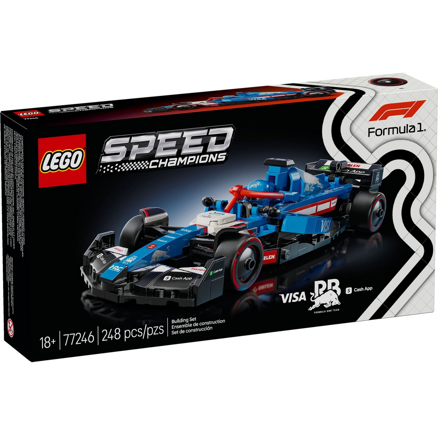 LEGO® Speed Champions 77246: Visa Cash App RB VCARB 01 F1®-racerbil