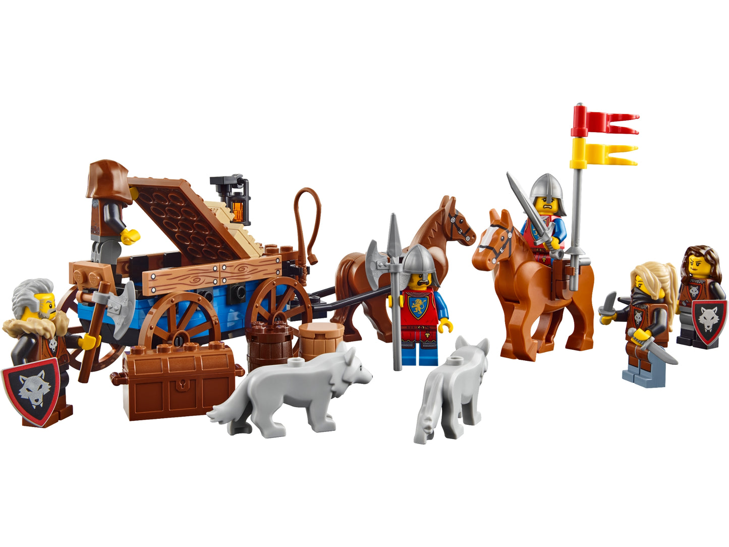 LEGO® Bricklink® 910057: Røverborgen i skogen