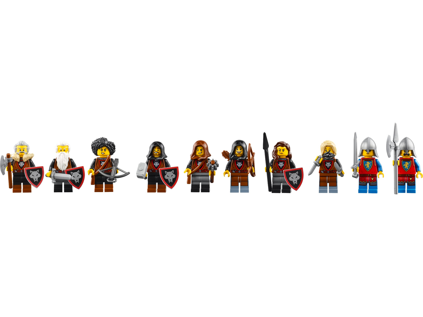 LEGO® Bricklink® 910057: Røverborgen i skogen