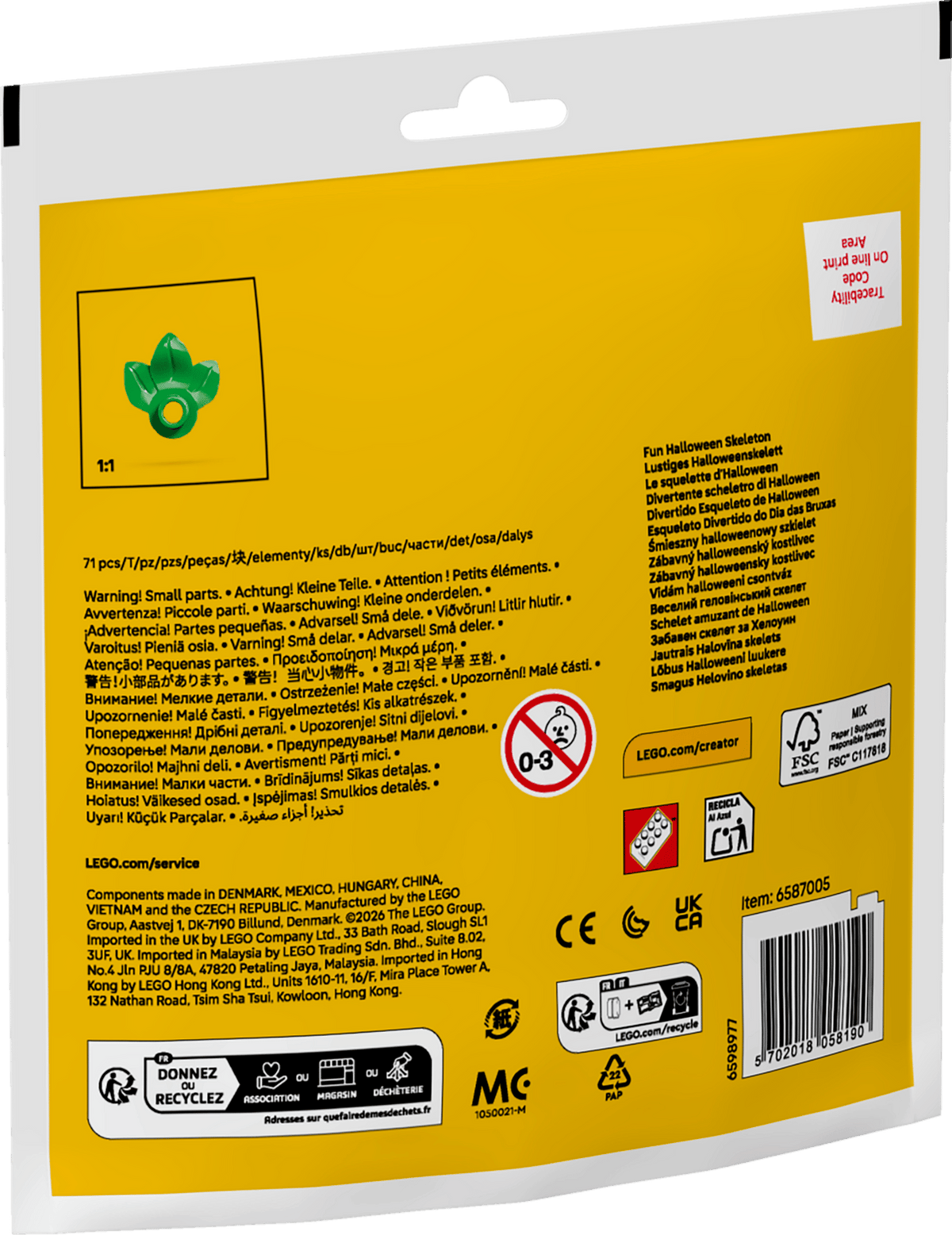 LEGO® Creator™ 30717: Gøyalt halloween-skjelett