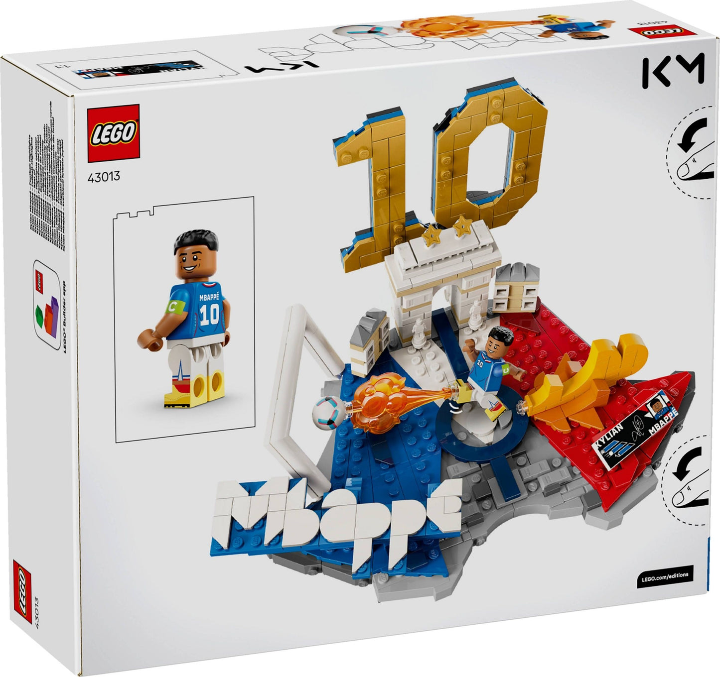 LEGO® Editions™ 43013: Kylian Mbappé – fotball-høydepunkter
