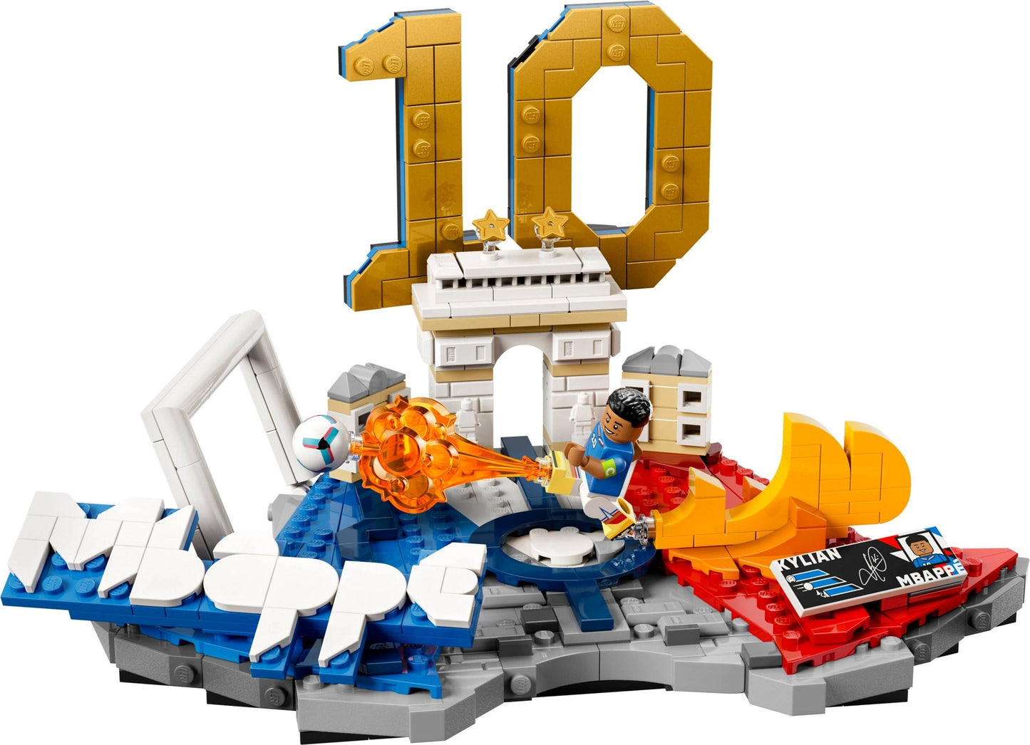 LEGO® Editions™ 43013: Kylian Mbappé – fotball-høydepunkter